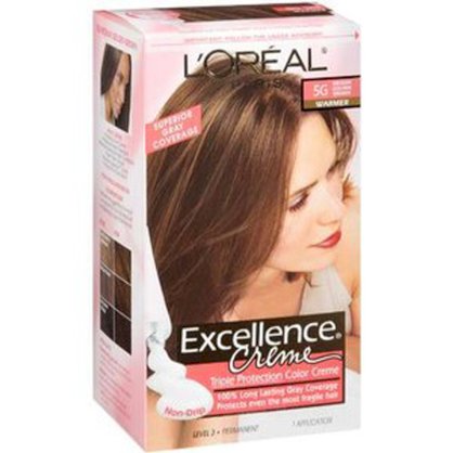 Thuốc nhuộm tóc L'Oreal Paris Excellence (màu số 5G) Medium Golden Brown  
