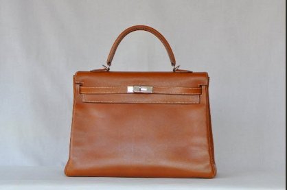 Hermes Kelly 35 Brown Veau Barenia Phw T9142-23