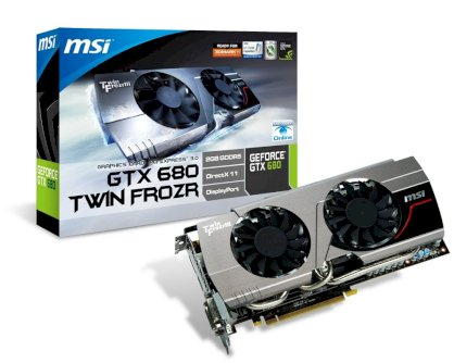 MSI N680GTX Twin Frozr 2GD5(NVIDIA GTX680, 2GB GDDR5, 256-bit, PCI-E 3.0)