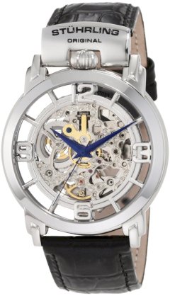 Stuhrling Original Men's 165F.33152 Lifestyles Winchester General Automatic Skeleton Stainless Steel Watch