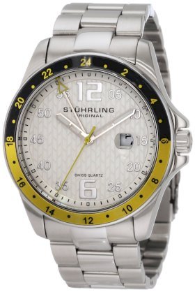 Stuhrling Original Men's 289.33212 Lifestyles Regatta Galleon Swiss Quartz Date Stainless Steel Watch