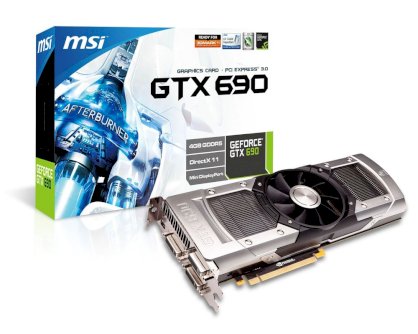 MSI N690GTX-P3D4GD5 (NVIDIA GTX 690, GDDR5 4096MB, 512-bit, PCI-E 3.0)