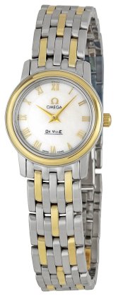 Omega Women's 4370.71 DeVille Mother Of Pearl Dial Watch