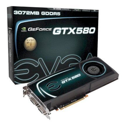 EVGA GeForce GTX 580 3072MB 03G-P3-1584-AR (NVIDIA GTX 580, GDDR5 3072MB, 256-bit, PCI-E 2.0)