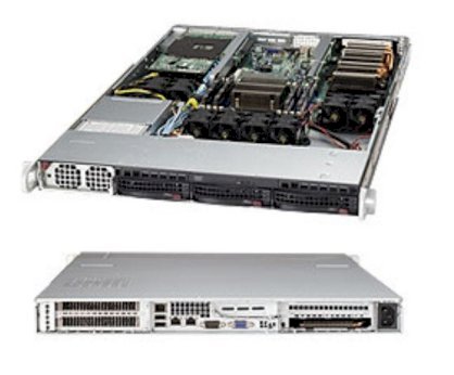 Server Supermicro SuperServer 5017GR-TF-FM275 (SYS-5017GR-TF-FM275) E5-2648L (Intel Xeon E5-2648L 1.80GHz, RAM 4GB, 1400W, Không kèm ổ cứng)