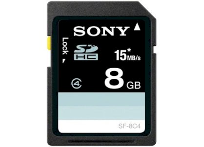 Sony SDHC 8GB (Class 4) SF-8C4
