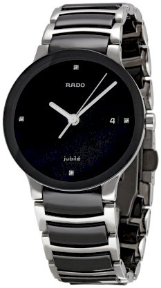Rado Women's R30934712 Centrix Black Ceramic Bracelet Watch