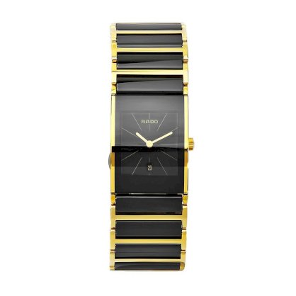 Rado Women's R20788162 Integral Black Dial Ceramic Bracelet Watch