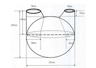 Hầm bể biogas composite 2,25m