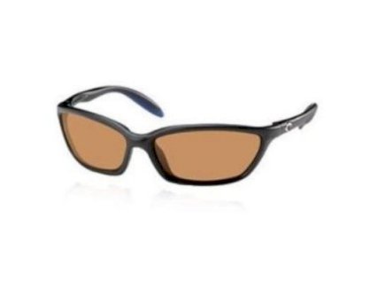 Costa Del Mar Sunglasses - Turbine / Frame: Matte Black Lens: Polarized Amber Wave 400 Glass 