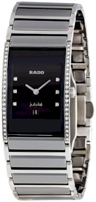 Rado Men's R20758752 Integral Black Dial Watch