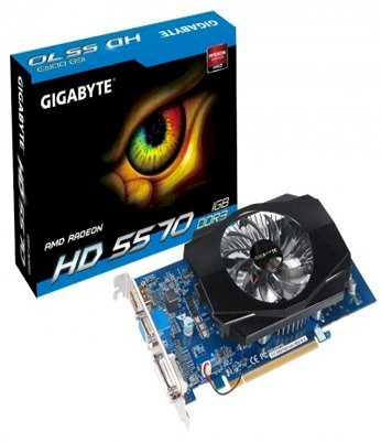 GIGABYTE GV-R557D3-1GI ( ATi Radeon HD 5570, 1 GB, GDDR5, 128-bit, PCI Express 2.1)