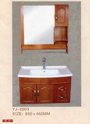 Tủ chậu rửa mặt lavabo sang trọng, lịch lãm chất liệu gỗ sấy cao cấp chống nước siêu bền 7710
