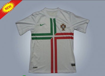 Áo bóng đá đội tuyển Bồ Đào Nha 2012 màu trắng