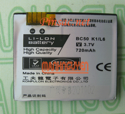 Pin Konfulon cho Motorola aura, c257, C261, em35, L2