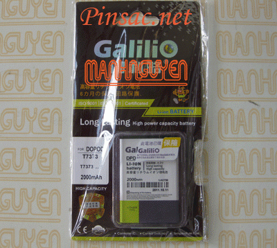 Pin Galilio cho T-Mobile Captain, T-Mobile G2 Touch, T-Mobile MDA Vario V, T-Mobile Sash 3G, T-Mobile Touch Pro 2