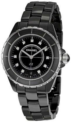 Chanel Men's H2124 J12 Diamond Dial Watch