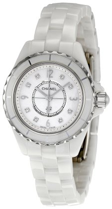 Chanel Women's H2570 J12 Diamond Dial Watch