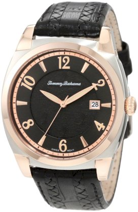 Tommy Bahama Swiss Men's TB1195 Cubanito Swiss Analog Rose Gold Bezel/Case Watch