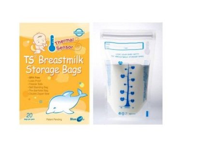 Túi đựng sữa mẹ (trữ sữa mẹ) Blue Egg Hàn Quốc không có BPA 210ml-UM870015