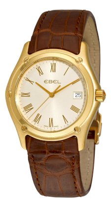 Ebel Men's 8255F41/6235134 Classic Silver Dial Yellow Gold Watch
