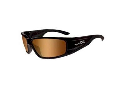 Wiley-X Sunglasses - Zak / Frame: Gloss Black Lens: Bronze Flash 