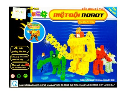 Lovely Kid - Biệt đội Robot 150 mảnh ghép
