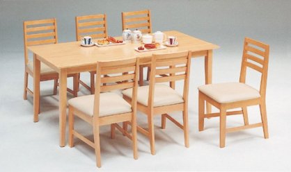 Bộ bàn ăn 6 ghế, giá rẻ HW321