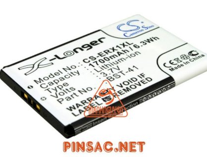 Pin dung lượng cao không kèm nắp lưng cho Sony Ericsson A8, A8i, Aspen, Aspen US