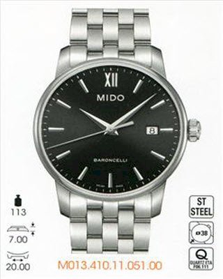 Đồng hồ đeo tay Mido Baroncelli M013.410.11.051.00