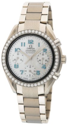 Omega Women's 3515.71.00 Speedmaster Reduced Diamond Bezel Automatic Chronograph Watch