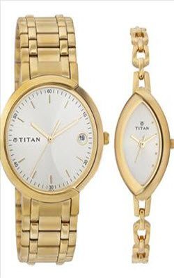 Đồng hồ đôi Titan Bandhan 19632963YM02