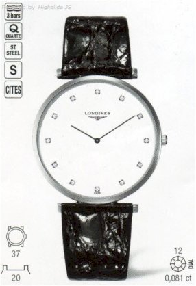 Đồng hồ đeo tay La Grandes Classiques Dư Longines L4.766.4.17.2