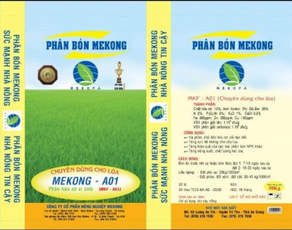 Phân hữu cơ vi sinh Mekong - A01