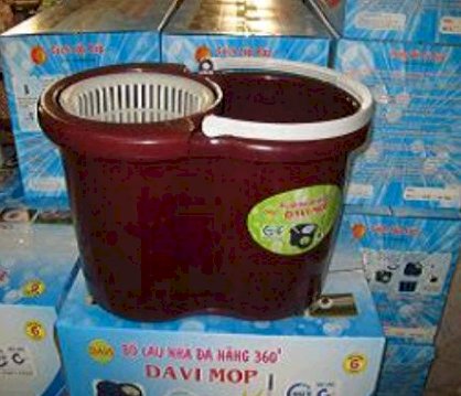 Cây lau nhà Davi Mop 360 (Đỏ đô)