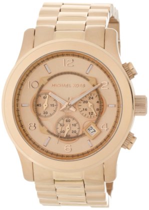 Michael Kors Watches Michael Kors Men's Rose Gold Oversize Runway (Rose Gold)