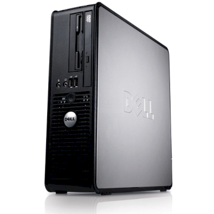 Máy tính Desktop Dell OPTIPLEX 745 SFF-E5 (Intel Core 2 Dual E4500 2.2GHz, Ram 1GB, HDD 80GB, PC-Dos, không kèm màn hình)