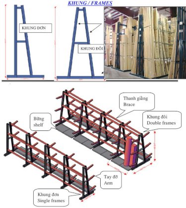 Kệ tay đỡ kiểu A - Vinarack