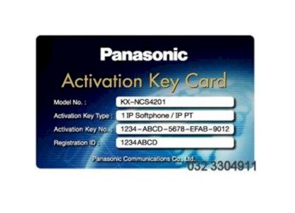 Phần mềm Activation key IP Trunk PANASONIC KX-NCS4201