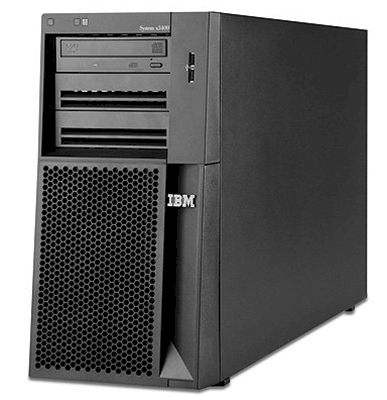 Server IBM System x3200M3 (7328 - 62A) (Intel Xeon Quad Core X3460 2.8GHz, Ram 2GB, Raid -0; -1, 430W, Không kèm ổ cứng)