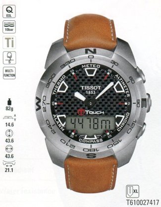 Đồng hồ đeo tay Tissot T-Touch II T013.420.46.201.00