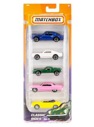 Matchbox C1817 - Bộ 5 xe ô tô cổ điển Classic Rides No.5