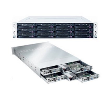 Server Supermicro SuperServer 6026TT-H6IBQRF (SYS-6026TT-H6IBQRF) X5687 (Intel Xeon X5687 3.60GHz, RAM 4GB, 1400W, Không kèm ổ cứng)