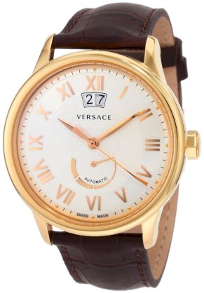 Versace Men's 22A80D002 S497 Business Swiss Automatic Power Reserve Rose Gold Plated Watch