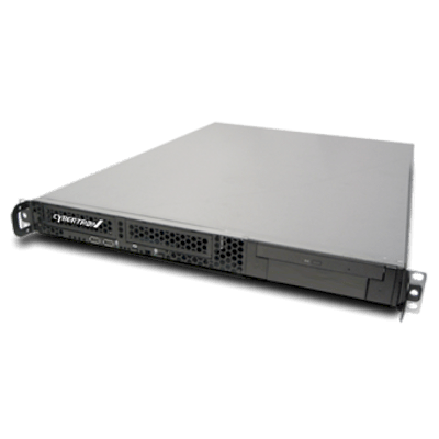 Server CybertronPC Caliber XS1020 1U Rackmount Server PCSERCXS1020 (Intel Core 2 Quad Q6600 Quad-Core 2.40GHz, DDR2 2GB, HDD 1.5TB, 1U 3bays 250W w/Front USB Chassis)