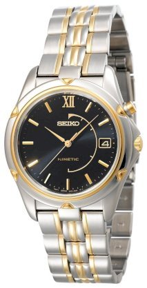 Seiko Men's SKH676 Kinetic Two-Tone Watch