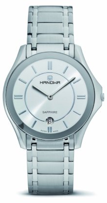 Hanowa Men's 16-5015.6.04.001 Ascot Silver Dial Two-Tone Steel Watch
