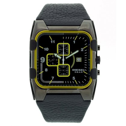 Diesel Men's DZ4147 Leather Band Quartz Watch