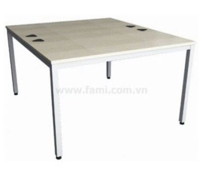 TT1212-MEL18F-T2748ANT bàn làm việc chân sắt, mặt gỗ nội thất Fami 
