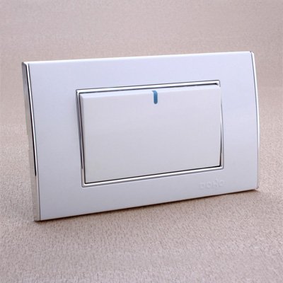 Công tắc 1 chiều 1 hạt cỡ lớn DOBO white S70 